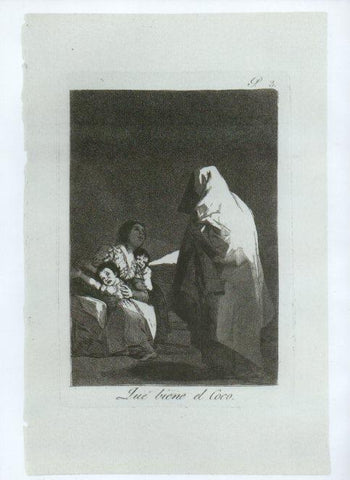 LAMINA V47171: Capricho 3 por Goya