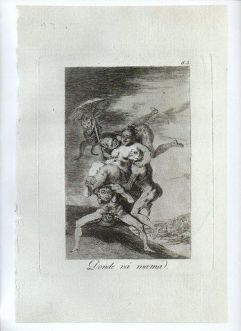 LAMINA V47286: Capricho 65 por Goya