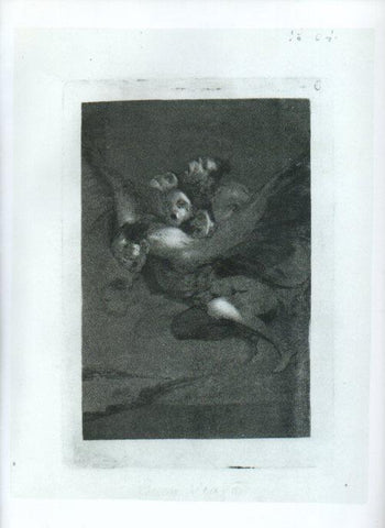 LAMINA V47284: Capricho 64 por Goya, prueba antes de la letra