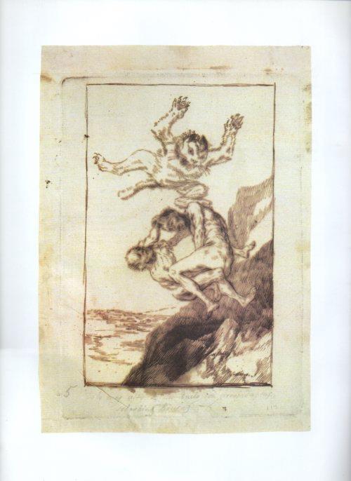 LAMINA V47281: Capricho 62 por Goya, dibujo preparatorio
