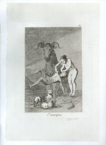 LAMINA V47279: Capricho 60 por Goya