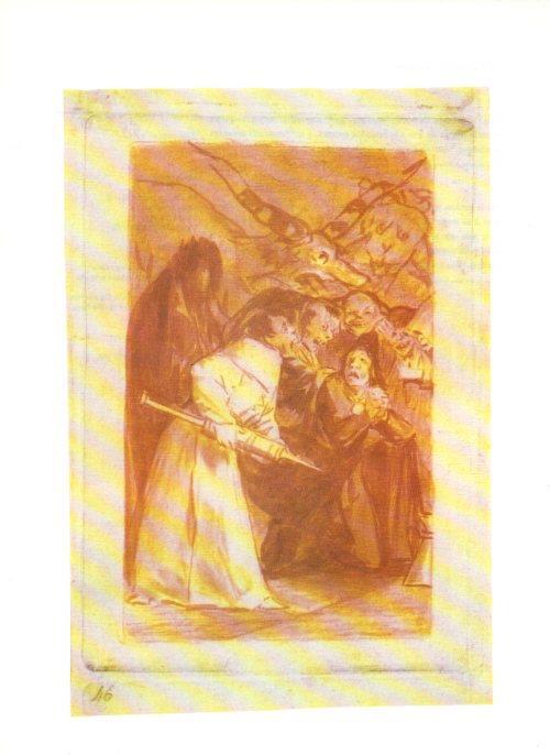 LAMINA V47275: Capricho 58 por Goya, dibujo preparatorio