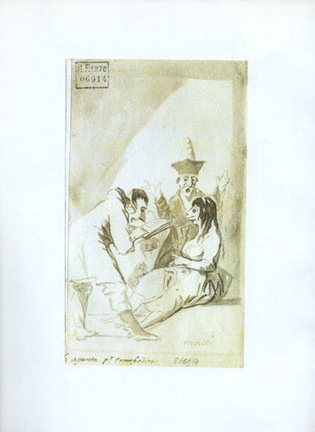 LAMINA V47272: Capricho 57 por Goya, dibujo