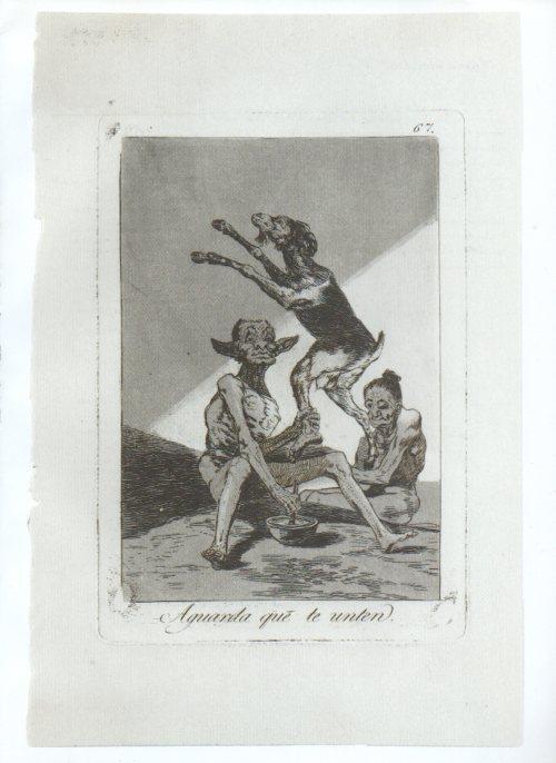 LAMINA V47288: Capricho 67 por Goya