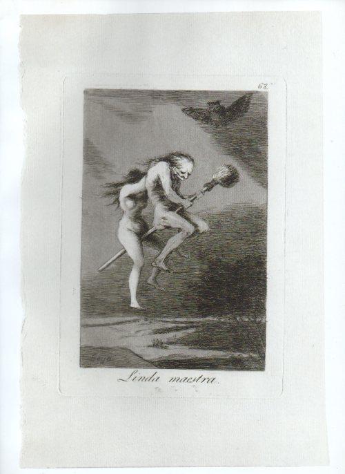 LAMINA V47290: Capricho 68 por Goya
