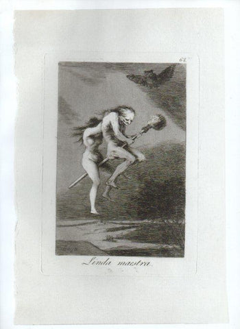 LAMINA V47290: Capricho 68 por Goya