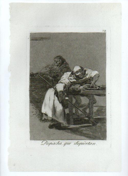 LAMINA V47305: Capricho 78 por Goya