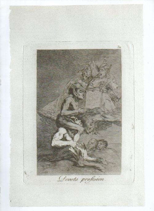 LAMINA V47294: Capricho 70 por Goya