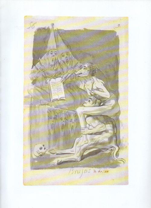 LAMINA V47293: Capricho 70 por Goya, dibujo