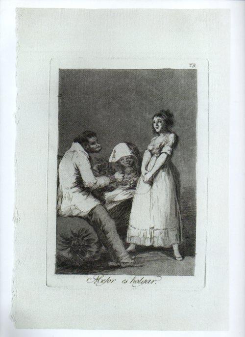 LAMINA V47298: Capricho 73 por Goya