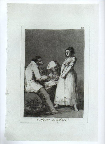 LAMINA V47298: Capricho 73 por Goya