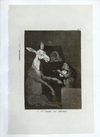 LAMINA V47245: Capricho 41 por Goya