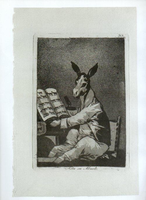 LAMINA V47241: Capricho 39 por Goya