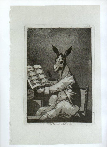 LAMINA V47241: Capricho 39 por Goya