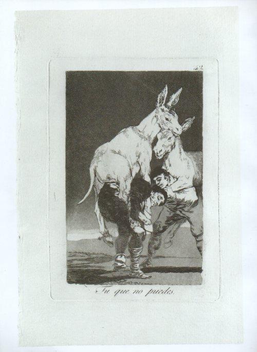 LAMINA V47247: Capricho 42 por Goya