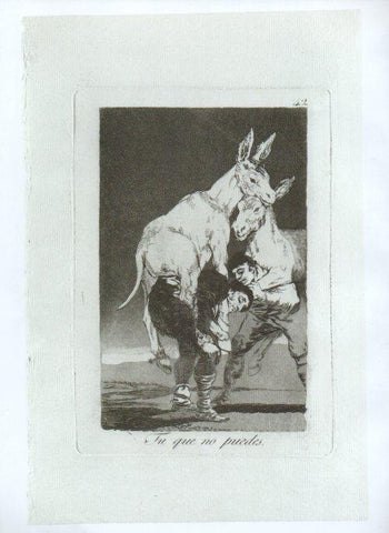 LAMINA V47247: Capricho 42 por Goya