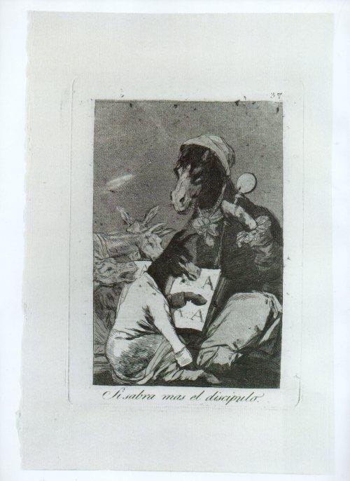 LAMINA V47236: Capricho 37 por Goya