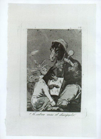 LAMINA V47236: Capricho 37 por Goya