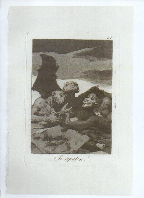 LAMINA V47261: Capricho 51 por Goya