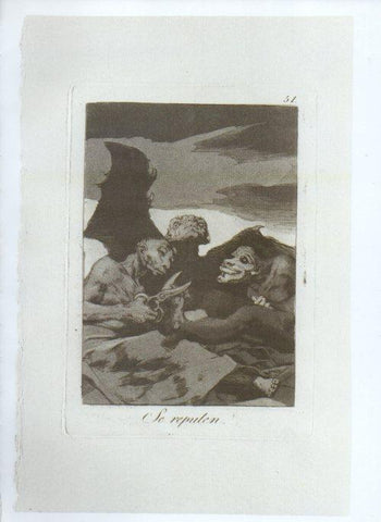 LAMINA V47261: Capricho 51 por Goya