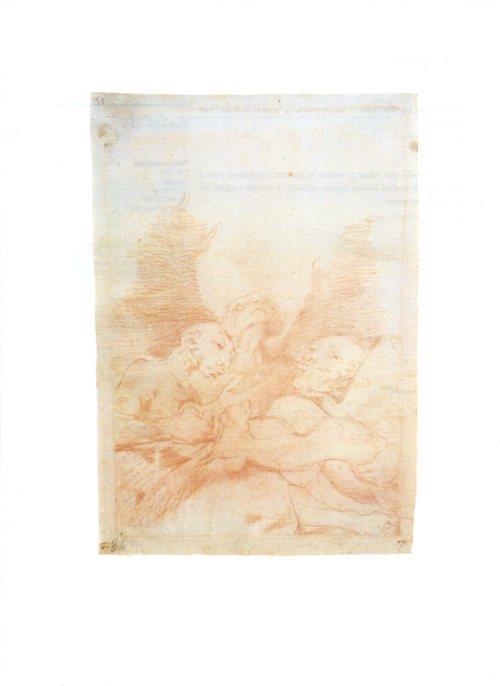 LAMINA V47260: Capricho 51 por Goya, dibujo preparatorio