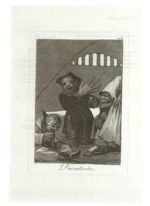 LAMINA V47257: Capricho 49 por Goya