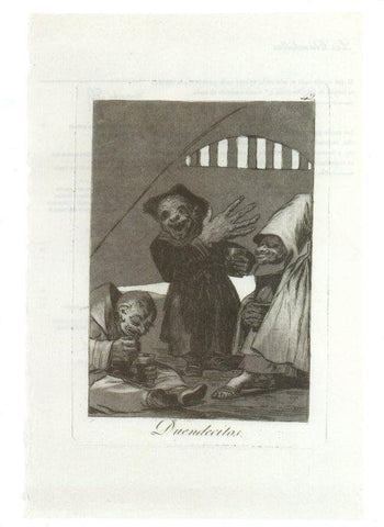 LAMINA V47257: Capricho 49 por Goya