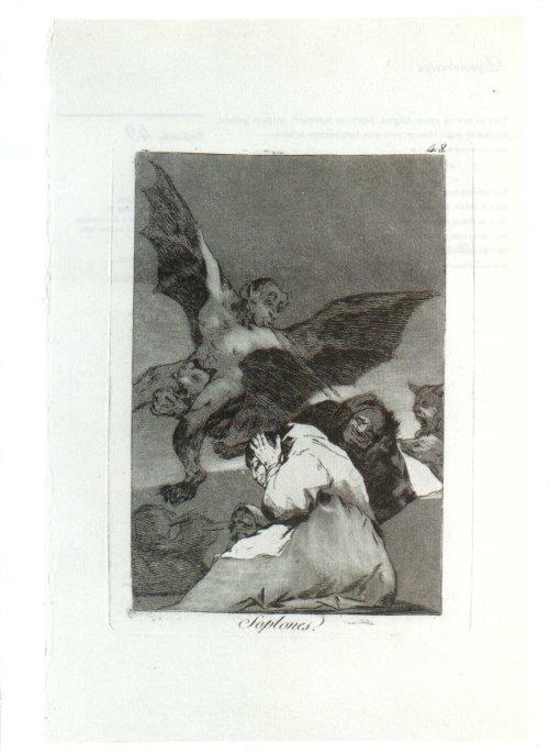 LAMINA V47256: Capricho 48 por Goya