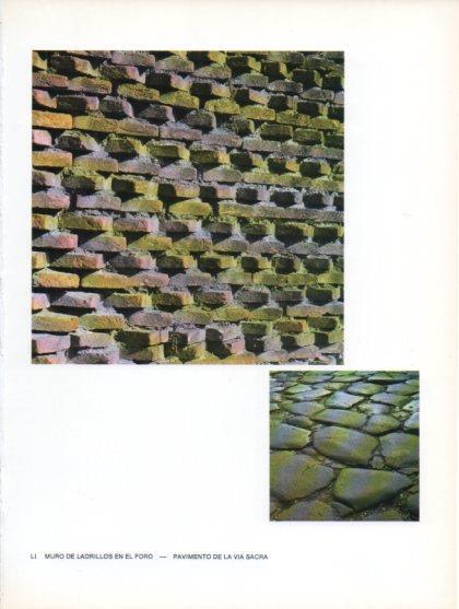 LAMINA V47039: Pavimento de la Via Sacra y ladrillos del Foro, Roma