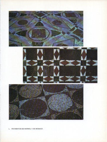 LAMINA V47038: Pavimentos de mosaicos de marmol siglo II, Roma