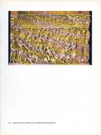LAMINA V47033: Sarcofago del Museo de las Termas de Diocleciano siglo IV