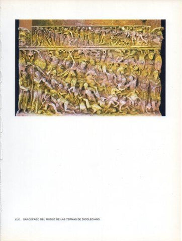 LAMINA V47033: Sarcofago del Museo de las Termas de Diocleciano siglo IV