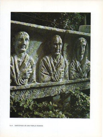 LAMINA V47031: Sarcofago de una familia de Roma