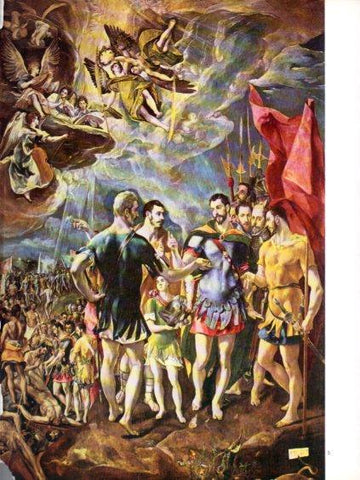 LAMINA V47047: El Martirio de San Mauricio por El Greco