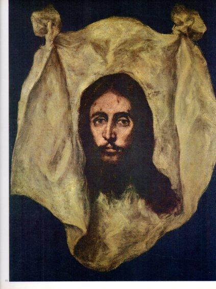LAMINA V47050: La Santa Faz por El Greco