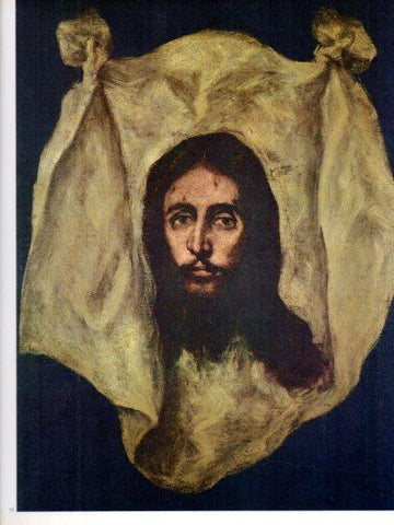 LAMINA V47050: La Santa Faz por El Greco