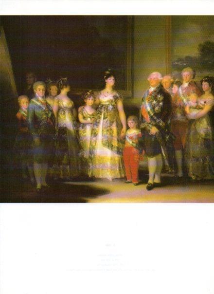 LAMINA V47066: La familia de Carlos IV por Goya
