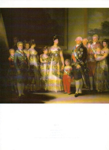 LAMINA V47066: La familia de Carlos IV por Goya