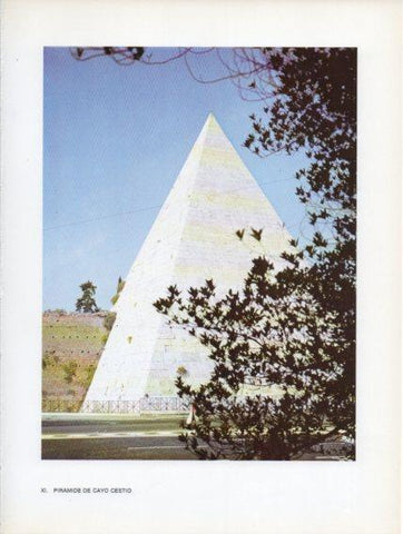 LAMINA V46999: Piramide de Cayo Cestio, Roma