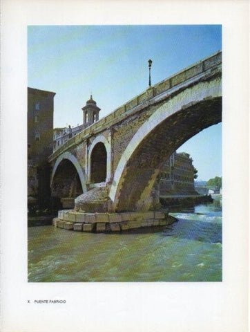 LAMINA V46998: Puente Fabricio, Roma