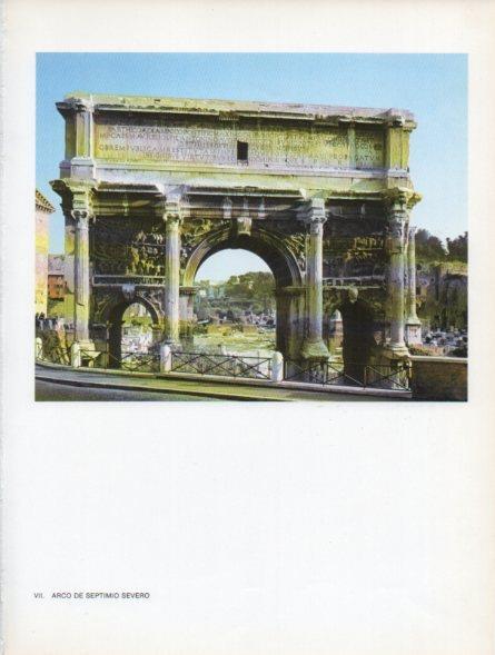 LAMINA V46995: Arco de Septimio Severo, Roma