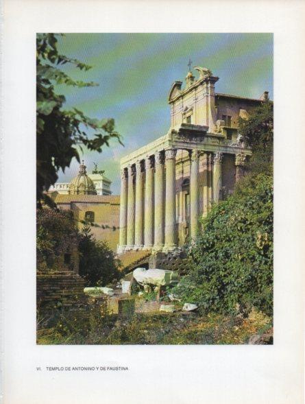 LAMINA V46994: Templo de Antonino y de Faustina, Roma