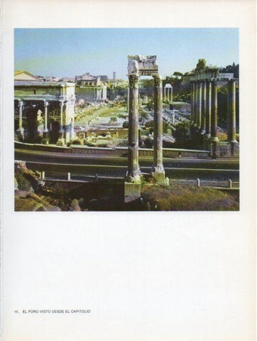 LAMINA V46991: El Foro del Coliseo de Roma