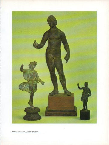 LAMINA V47021: Estatuillas de Bronce, Roma