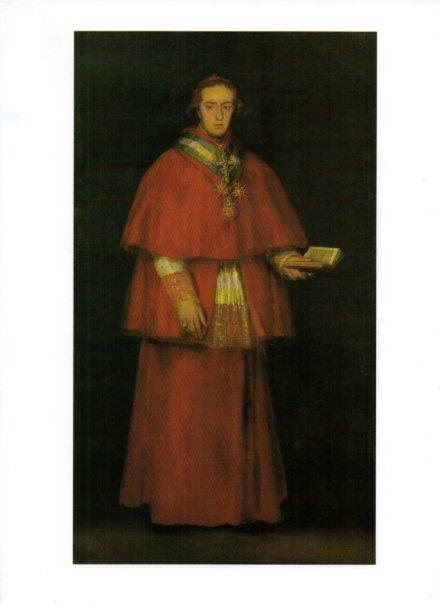 LAMINA V47067: El cardenal infante Don Luis por Goya