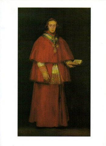 LAMINA V47067: El cardenal infante Don Luis por Goya