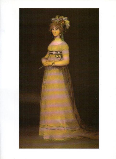 LAMINA V47069: Maria Teresa de Borbon condesa de Chinchon por Goya