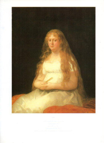 LAMINA V47126: Josefa Castilla Portugal y Wanasbrok por Goya