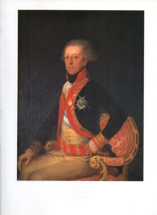 LAMINA V47121: General Ricardos retrato por Goya