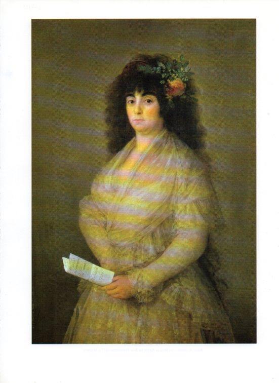LAMINA V47110: Maria del Rosario Fernandez, La Tirana por Goya